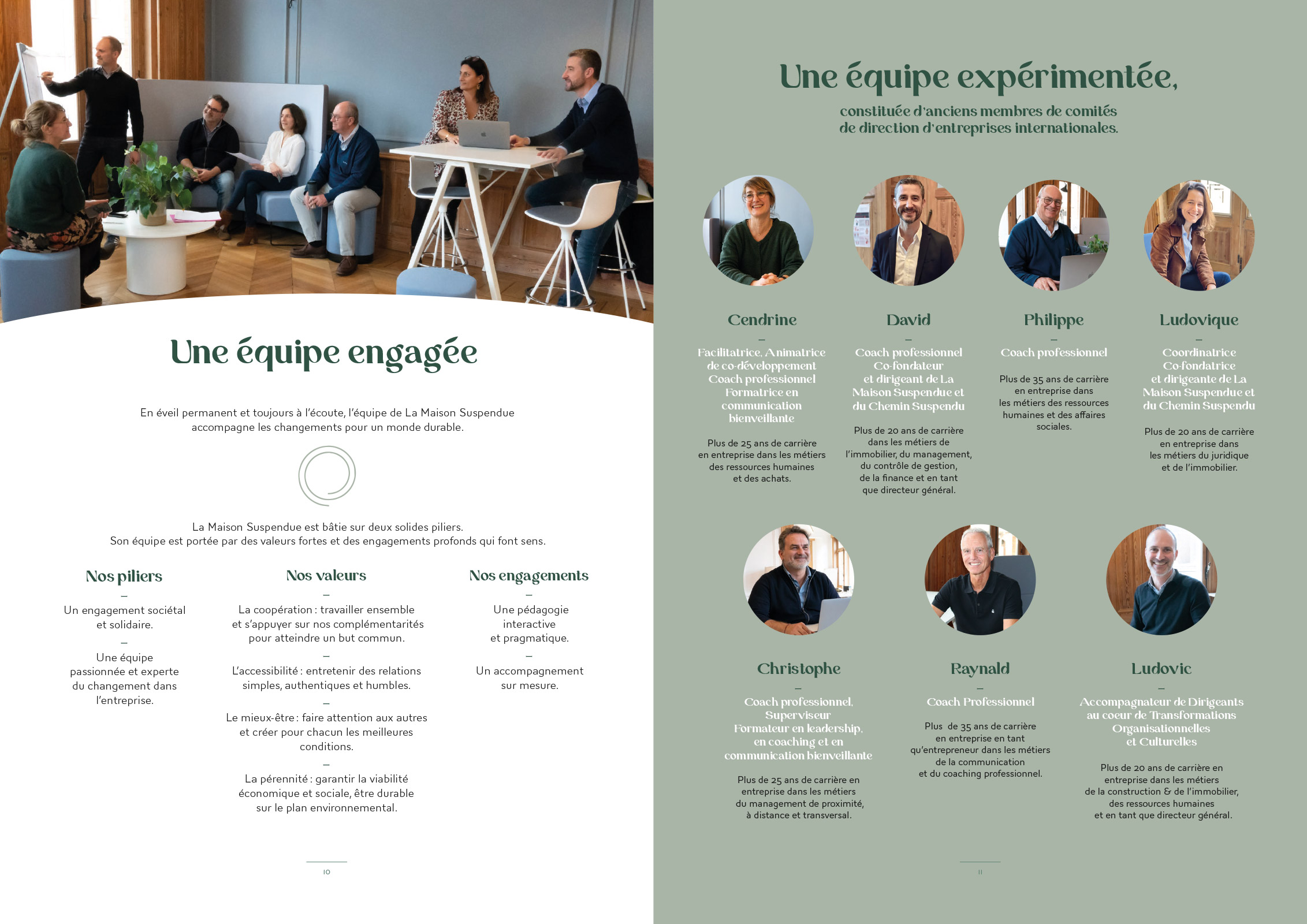 Identité visuelle et design graphique print & web pour la Maison Suspendue et le chemin supendu - Accompagnement des entreprises et des salarié.e.s