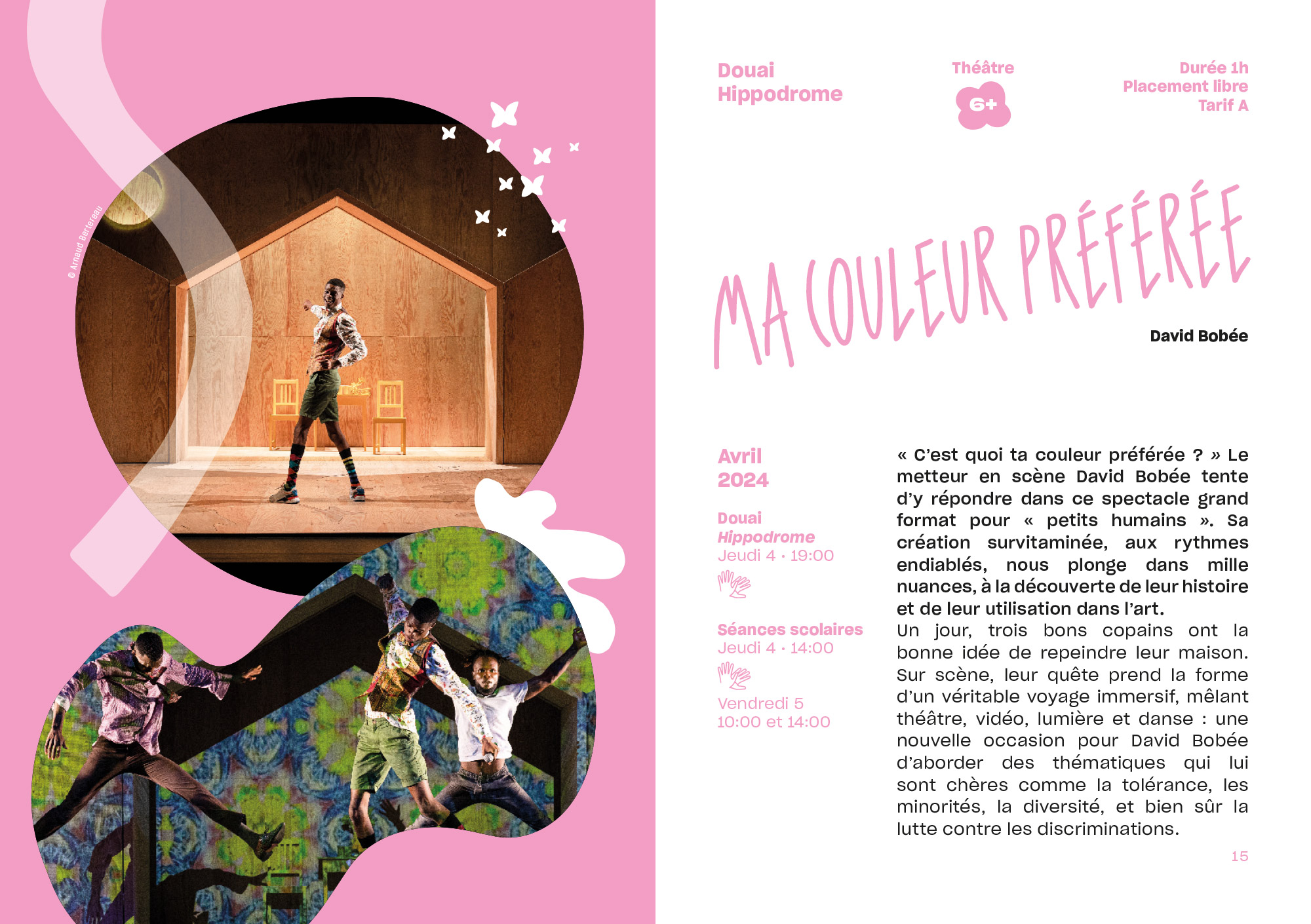 Design graphique de divers supports pour le TANDEM et mise en page du bulletin cinéma mensuel